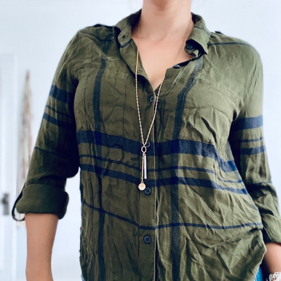 Lucky Brand Lightweight Flannel - Picture 5 of 9